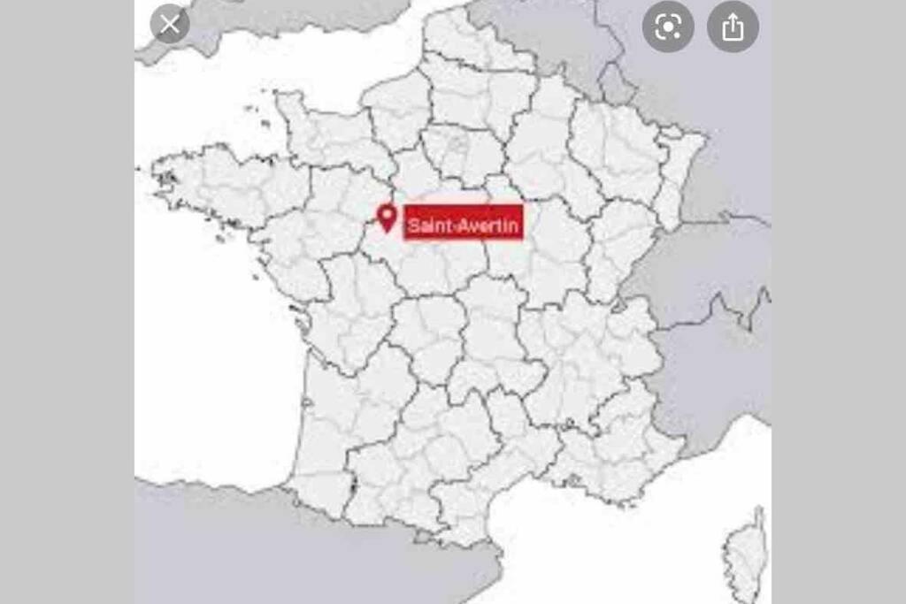Charmant Appartement En Bord De Cher แซงต์-อแวร์แตง ภายนอก รูปภาพ